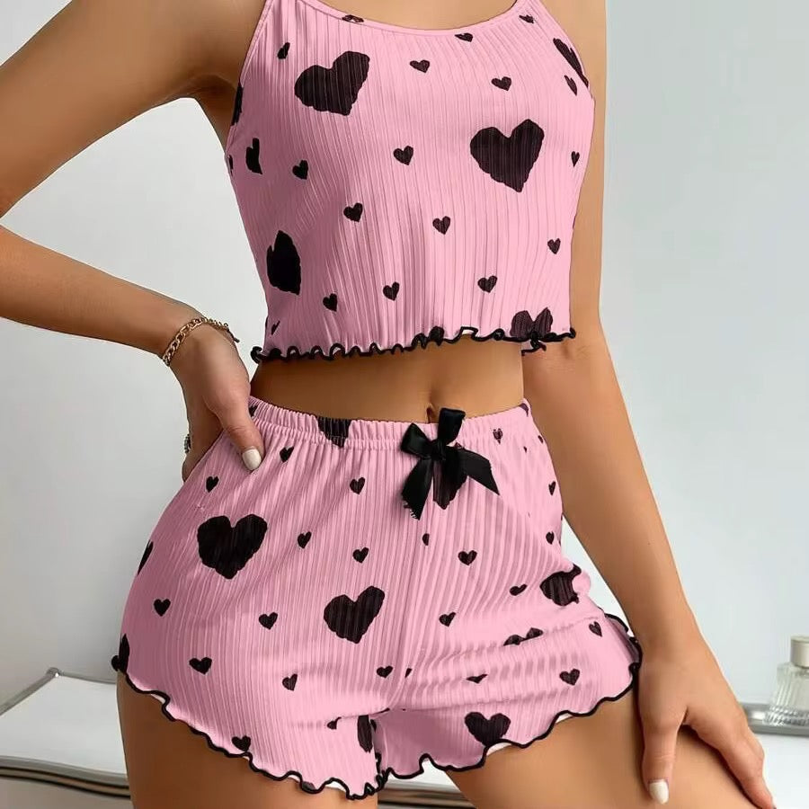 Set Pizhame Verore “Heart Vibes” – Komfort & Stil çdo natë