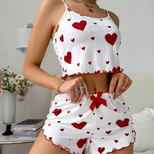Set Pizhame Verore “Heart Vibes” – Komfort & Stil çdo natë