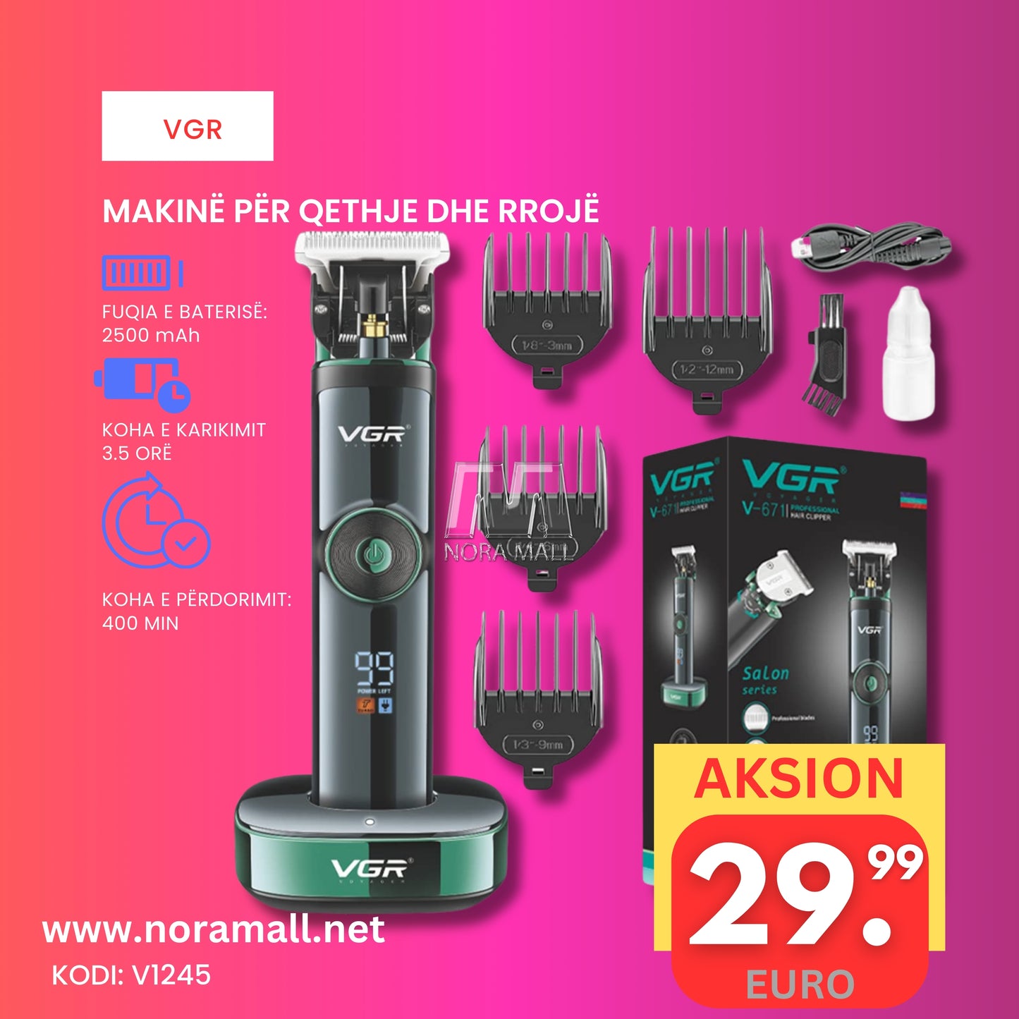 V1245 - MAKINË PËR QETHJE DHE RROJE VGR V-671